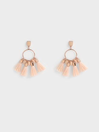 Charles & Keith Orelia Tassel Drop Earrings