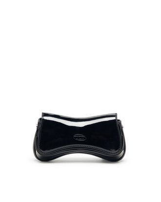 Diesel Compact Black Crossbody Bag with Removable Strap