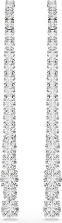 Swarovski Matrix Tennis WoMens Base Metal Drop Earrings - Silver 5709257 - One Size