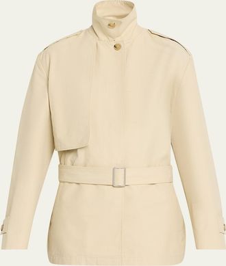 Vince Cotton-Blend Short Jacket