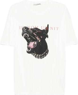Ih Nom Uh Nit T-shirt con stampa - Bianco
