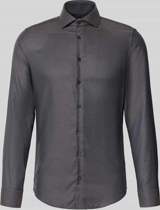 Seidensticker Slim Fit Business-Hemd mit Kentkragen in Anthrazit, Größe 38