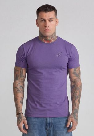 Siksilk Camiseta Essentials para Hombres en Lila XXL