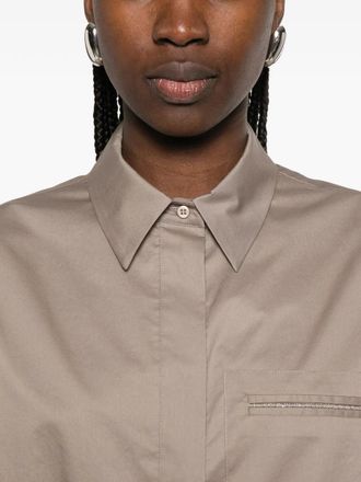 PESERICO Womens Pocket Short-Sleeve Shirt Ss26 W
