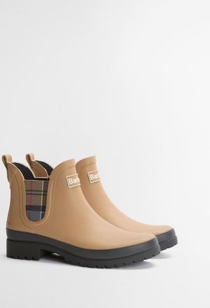 Barbour Mallow - Stivaletti Chelsea beige a quadri scozzesi-Neutro