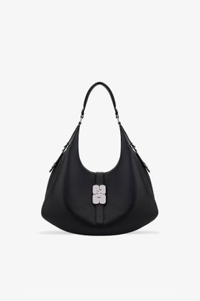 Ganni Black Large Kat Bag
