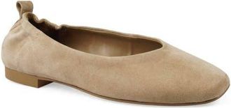 Artisan by Zigi Chaplinn Flat in Beige Suede at Nordstrom, Size 10