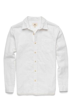 Surfside Supply Co. Brian Slub Shirt in White at Nordstrom, Size Medium