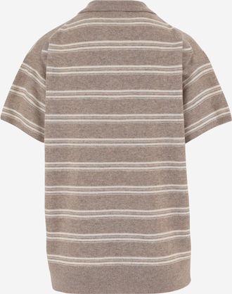 The Garment Womens T-Shirt Striped Wool-Cashmere Multicolour T-Shirts & Jerseys