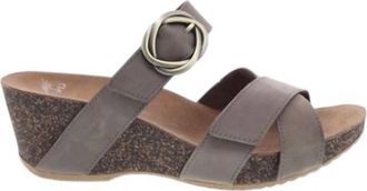 Dansko Womens Susie Sandal In Taupe Milled Nubuck