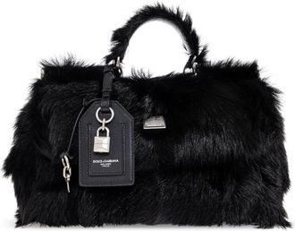 Dolce & Gabbana Handtas My Sicily - Dames - Handtassen - Zwart - ONE Size - Leer - Tassen