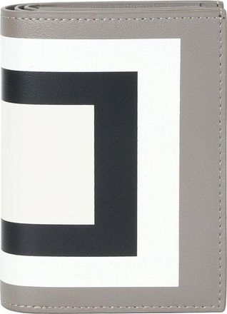 Tiffany & Fred Geometric Print Leather Wallet