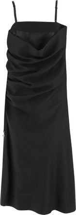 Carven Black Silk Dress