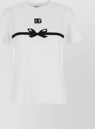 Dolce & Gabbana cotton embroidered t-shirt