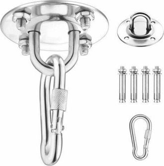 OEM Gancho De Montaje En Pared Para Colgar Hamacas, Sillas De Yoga, Sillas Colgantes Y Sacos De Boxeo, Kit De Entrenamiento En Suspensi&oacute;n De Acero Inoxida