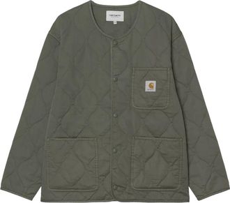 Carhartt Work in Progress Carhartt Wip, Light Jackets, male, Green, Size: M Skyton Liner