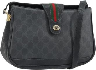 Gucci Pre-owned Plastic Cross Body Bag - Dames - Vintage Schoudertas - Zwart - ONE Size - Vintage