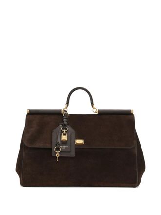 Dolce & Gabbana Dark Brown Sicily Tote