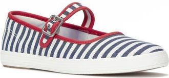 Keds Maisie Mary Jane Sneaker in White/Navy at Nordstrom, Size 7.5
