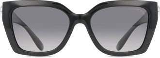 Coach HC8408U CW195 Polarized 5002T3 Womens Sunglasses Black Size 55