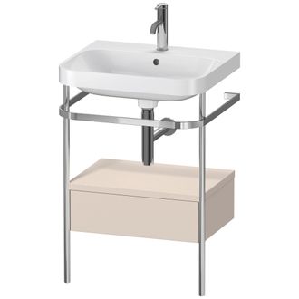 Duravit Set C-bonded Duravit Happy D.2 Plus Con Consola Met&aacute;lica Y Caj&oacute;n