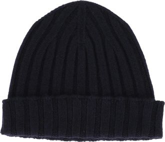 FILIPPO DE LAURENTIIS Gorro de punto acanalado - Accessories - unisex - Azul - ONE SIZE