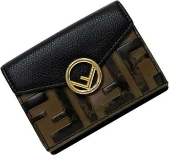 Fendi Pre-owned Wallets, unisex, Black, Size: ONE SIZE Pre-owned Leather wallets