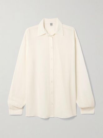 Toteme Camicia In Voile - Bianco