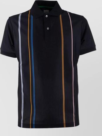 Paul Smith striped shirt polo collar short sleeves