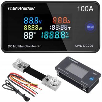 OEM Amper&iacute;metro Dc200v 100a Volt&iacute;metro Ah Wh Temp Tiempo