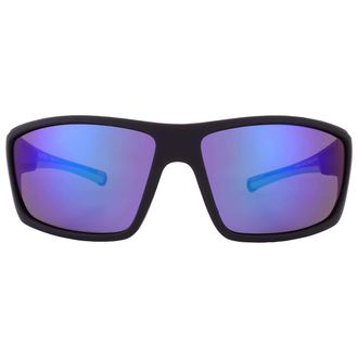 Body Glove BGFL 25 425 Polarized Green Mirror Wrap Mens Sunglasses 10270145.CGR BLKGRN