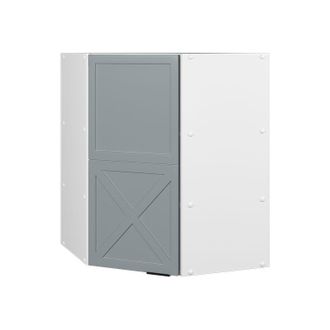 Vicco Armario Colgante De Esquina Fame-line, Azul Claro-gris, 57 Cm