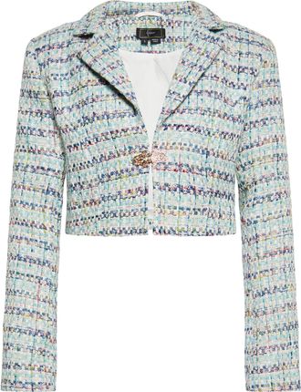 Faina Korte blazer Dames Blauw Veelkleurig