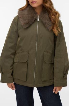 Vero Moda Seoul Water Resistant Jacket in Grape Leaf at Nordstrom Rack, Size X-Small