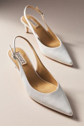 Badgley Mischka Ruthie Slingback Kitten Heels