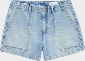 AG - Adriano Goldschmied Analeigh Mid-Rise Utility Shorts