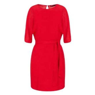 A|X Armani Exchange 3Lya 2514Ac Dress - Dames - Korte kleedjes - Rood - XS - Polyester - Kleedjes