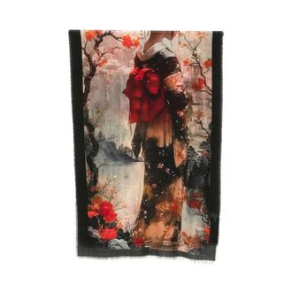 D'Aniello Accessoires, Dames, Zwart, ONE Size, Mika 8700W Stole