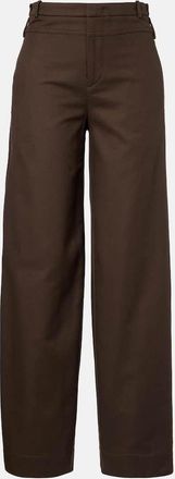 Vince Cotton twill wide-leg pants