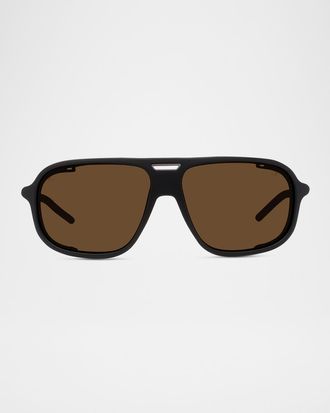 Vuarnet Men & apos;s Ice 02 Nylon Aviator Sunglasses