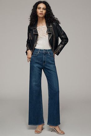 Paige Anessa 31 High-Rise Wide-Leg Jeans