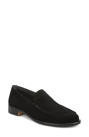 Franco Sarto Cove Loafer in Black Suede at Nordstrom, Size 8.5