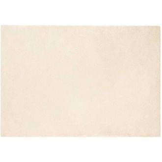 vidaXL Faux Rabbit Fur Rug Olite Cream 140 x 200 cm Polyester vidaXL