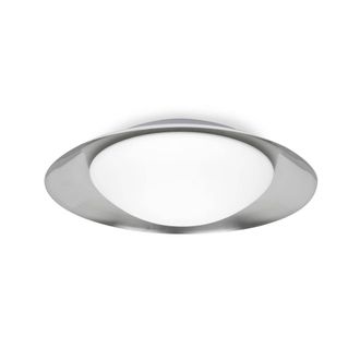 Netlighting Side Led Nickel Ceiling Lamp 20W in Grey