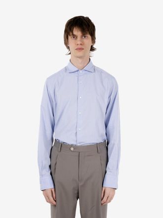 Aspesi Camicia in pin point azzurra