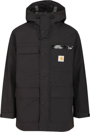 Carhartt Work in Progress Jassen, Heren, Zwart, S, Nylon, Bowden Jacket