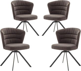 VENJAKOB Drehstul Capri - Set a 4 Stk