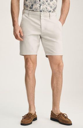 34 Heritage Arizona Slim Fit Flat Front Chino Shorts in Glacier Twill at Nordstrom, Size 33