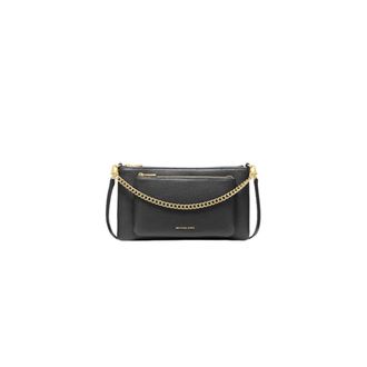 Michael Kors Cross Body Bags, female, Black, Size: ONE SIZE Jet Set Medium Convertible Crossbody Bag