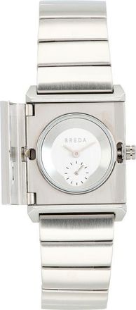 Breda Pulse Locket Tank Bracelet Watch, 26mm x 30mm in Silver at Nordstrom